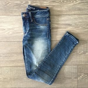 American Eagle jeans with fading